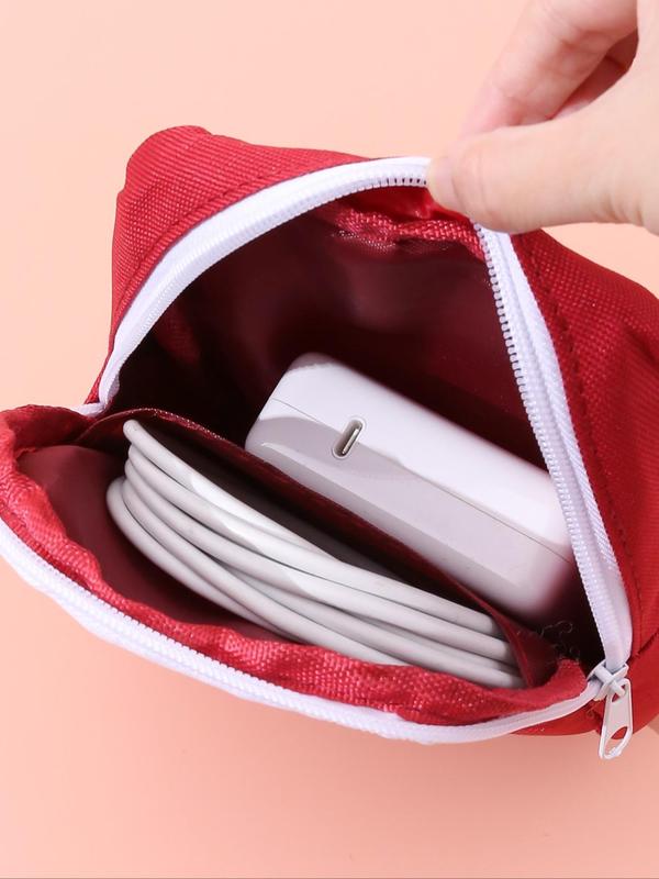 Portable Small Mobile Power Storage Bag, Phone Headphone Data Line Organizer, Electronic Storage Bag, Cable Charger Mobile Power