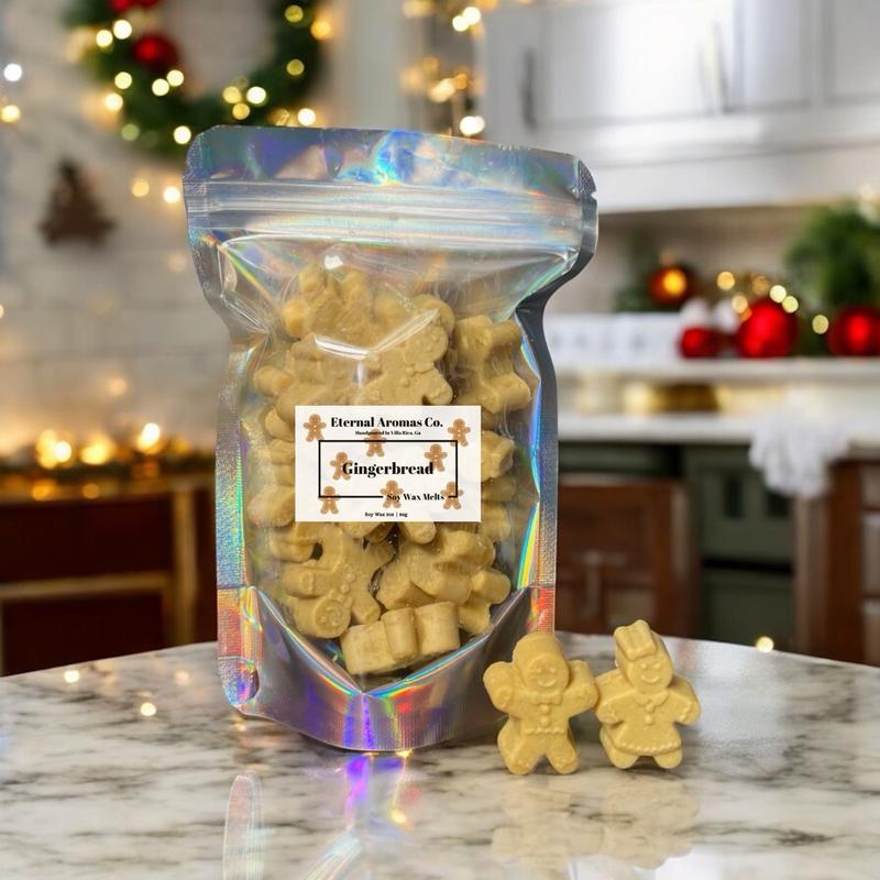 Gingerbread Wax Melts | Gingerbread Men | Gingerbread Women | Gingerbread People Wax Melts | Christmas Wax Melts | Winter Wax Melts | Fall Season | Christmas Candle | Decor Ornaments Freshener Decoration holiday candle