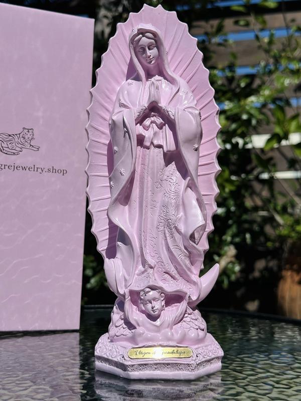 Virgen Mary Statue - Religious Ornaments Decor