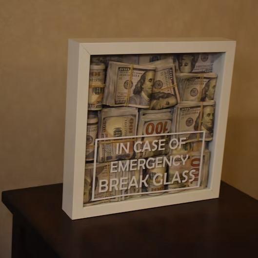 Handmade Folded Movie Cash Canvas