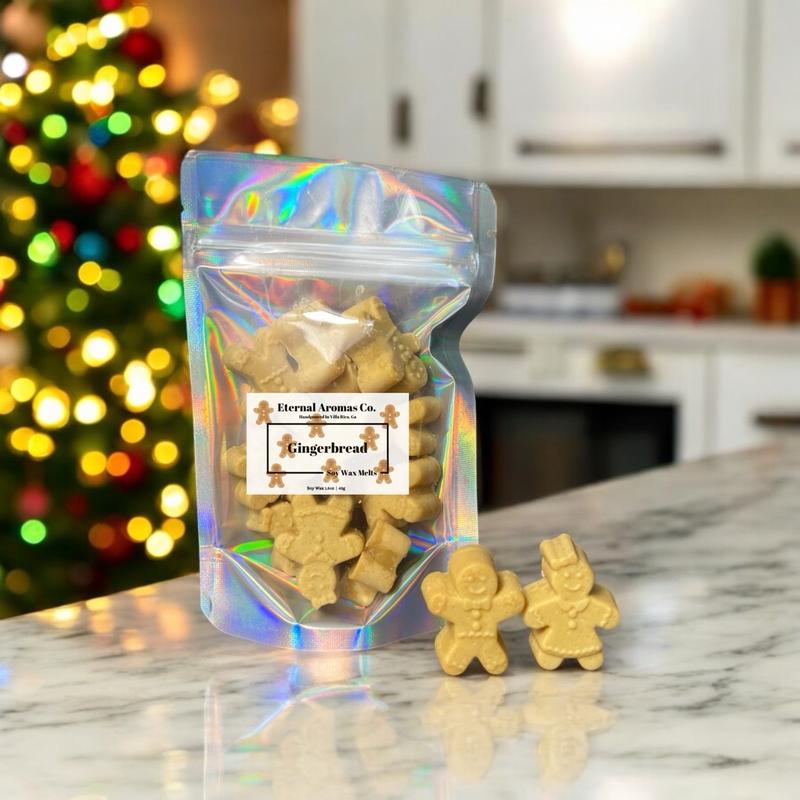 Gingerbread Wax Melts | Gingerbread Men | Gingerbread Women | Gingerbread People Wax Melts | Christmas Wax Melts | Winter Wax Melts | Fall Season | Christmas Candle | Decor Ornaments Freshener Decoration holiday candle