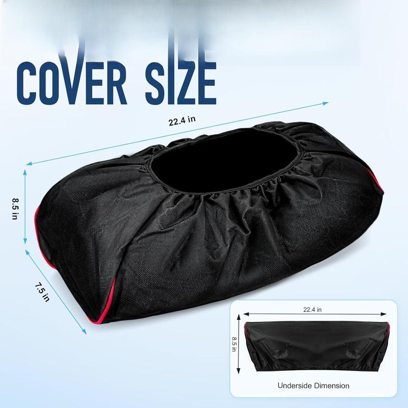 Winch Cover, Heavy Duty Waterproof and  Winch Protector for  8000-12000 Lbs Electric Winches, Indoor Outdoor (22.4