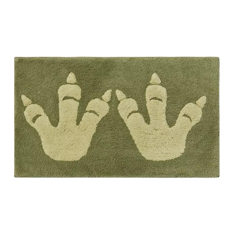 Dinosaur Feet Bath Rug - Cute Dinosaur Feet,Non Slip Bathroom Rug Water Absorbent Bath Rug Mat for, Shower, Bedroom (Dinosaur Feet),Bathroom Rugs Mats Water Absorbent Non-Slip Mat Used in Bathroom, Shower, Room, Etc.