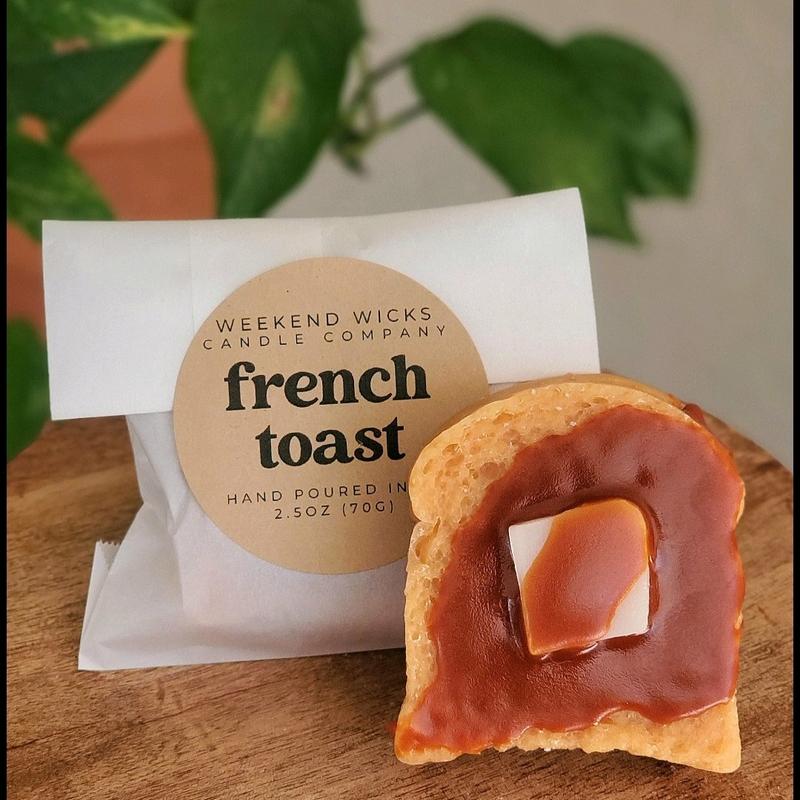 French Toast Wax Melt, Sweet Scent, Fake Food Wax Melt