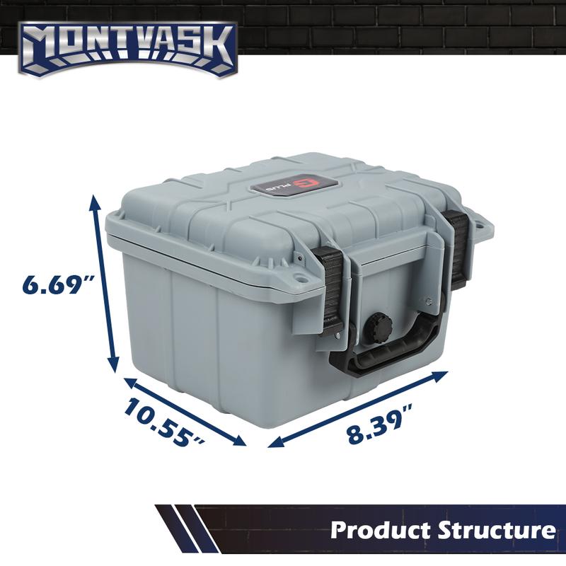 PIT66 Graded Card Storage Box Deep Travel Size Waterproof Case Slab Protector Graded Card Storage Box Compatible with BGS PSA SGC FGS Graded Sports Trading Cards Gray car interior storage accessory