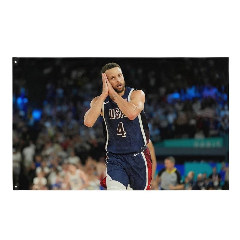 Curry Sleep USA Flag basketball tapestry Suitable for decorating the bedroom or taking on a picnic