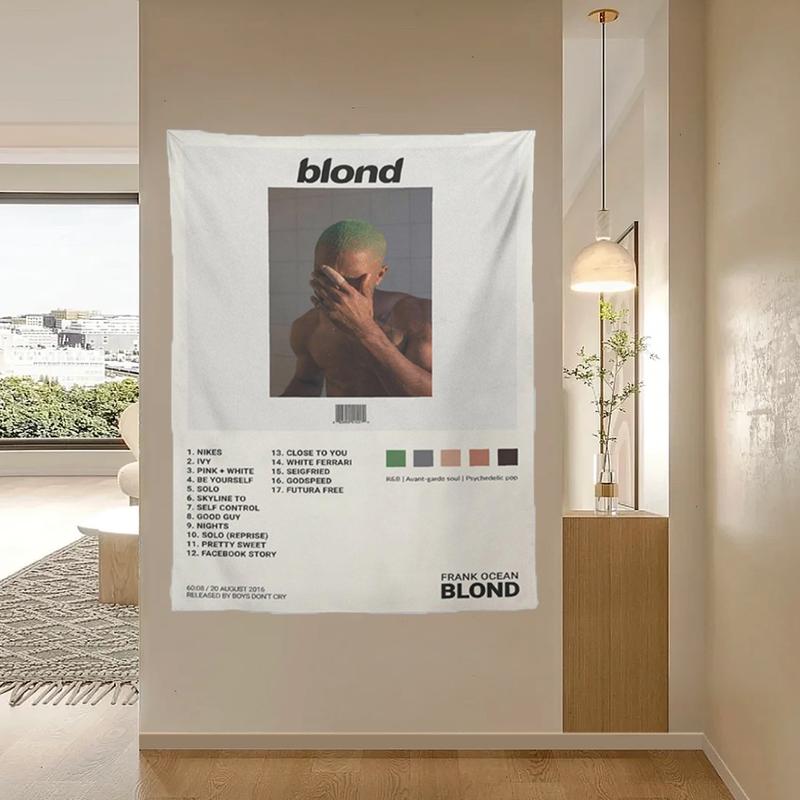 BLOND Album Cover Tapestry 3*5FT Polyester Wall Art Tapestry Decorate Bedroom Modern Home Wall Hanging Tapestry