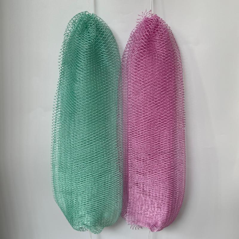 2 PCS Mixed Colors African Exfoliating Net Sponges, African Bath Sponges