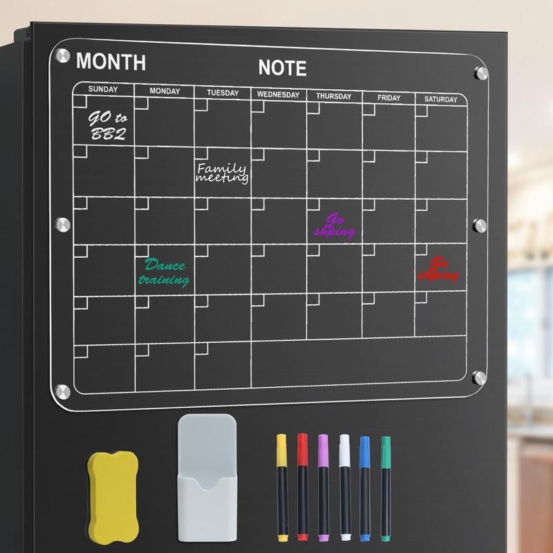 Acrylic Calendar for Fridge,16