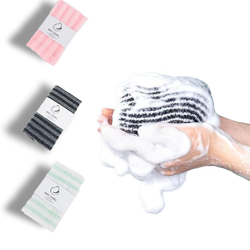 Universal Bath Towel, Long Strip, Household Fiber Bath Towel for Sauna and Bathroom Washcloth Towel Bath Scrubber Soft whisk bath towels