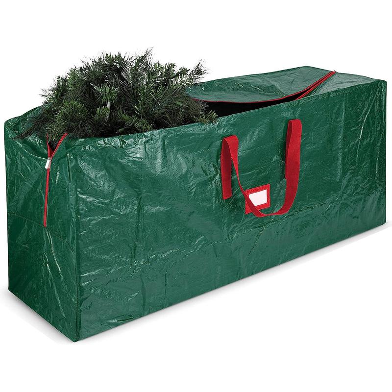 Christmas Tree Storage Bag, 1 Count Waterproof Large Capacity Christmas Tree Storage Organizer with Handle & Zipper, Home Organizer for Indoor & Outdoor