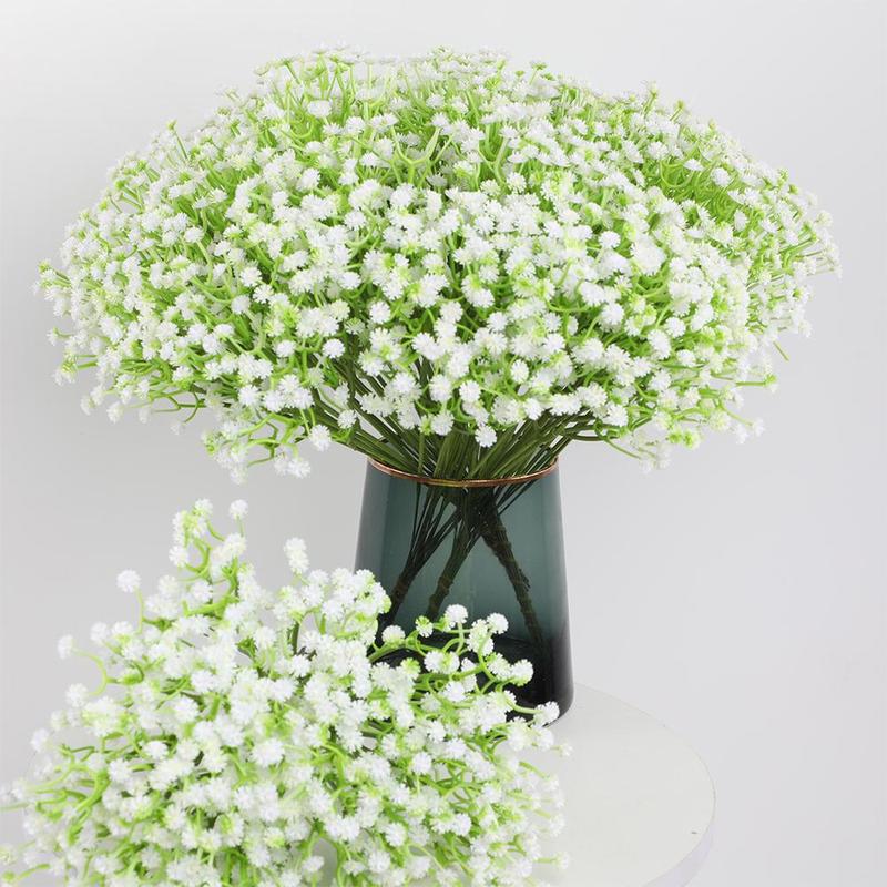 Artificial Baby's Breath Flower, 15pcs pack Faux Gypsophila Flower, Decorative Flower for Home Party Wedding Anniversary Festival, DIY Accessories