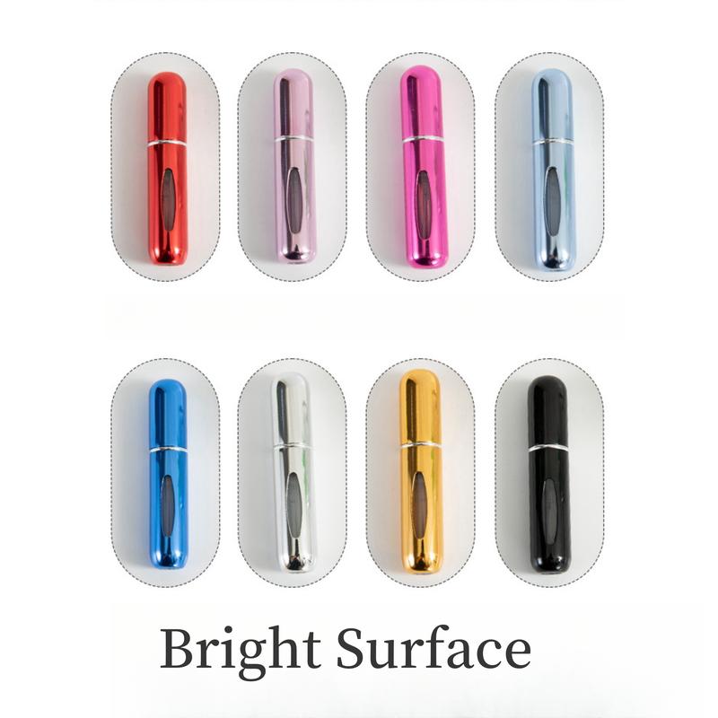 5PCS Mini Portable Perfume Bottles Travel Refillable Spray Bottle, Essentials Pocket Perfume Mist Spray Bottle Canister Organiser Christmas Gifts