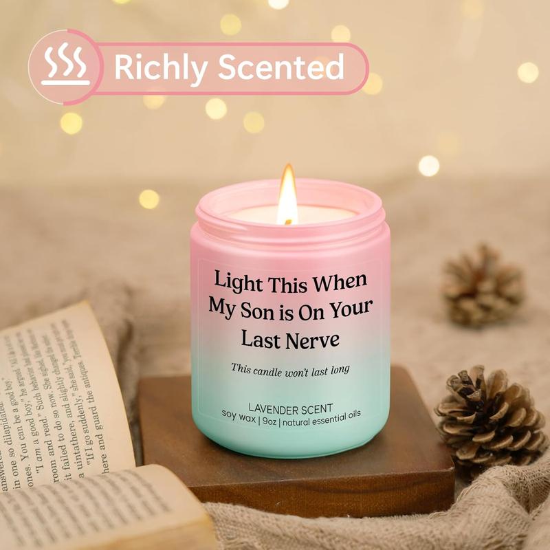 Scented Candle, Daughter in Law Gifts - Funny Wedding, Birthday, Christmas Gifts for Daughter in Law, Sons Girlfriend, Future Daughter in Law - Daughter in Law Gifts from Mother in Law