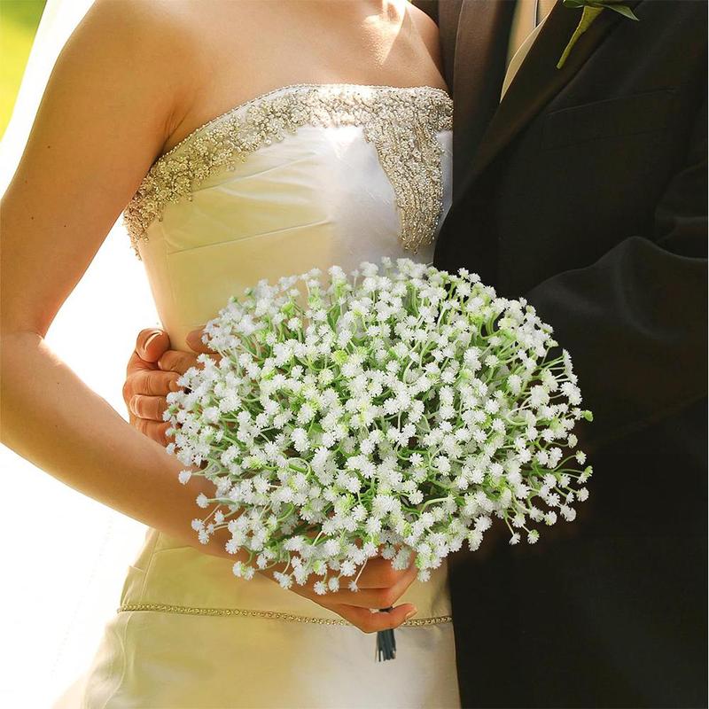 Artificial Baby's Breath Flower, 15pcs pack Faux Gypsophila Flower, Decorative Flower for Home Party Wedding Anniversary Festival, DIY Accessories