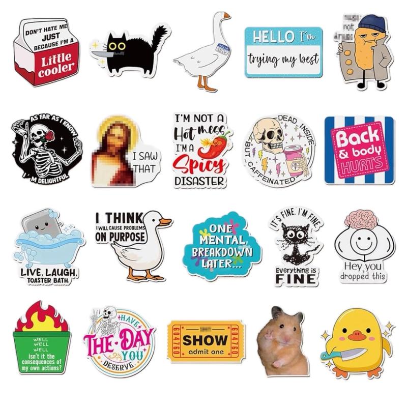 Silly Magnet Set - 20 Pcs for Home Decor