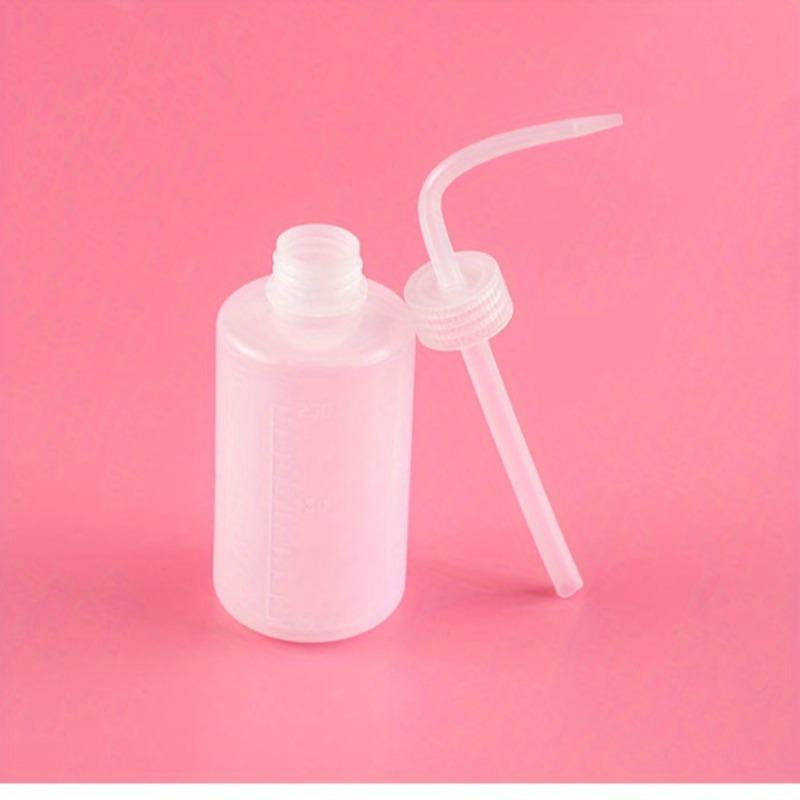 250ml Grafting Eyelash Cleaning Pot, 1 Count Bent Mouth Watering Can, False Eyelash Cleaning Aid Bottle