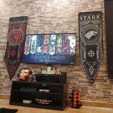 Game of Thrones House Banner 3pk - Stark, Targaryen, Lannister - 60