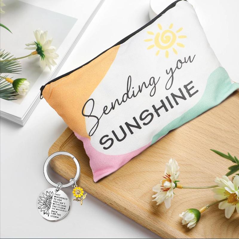 Birthday Gifts for Women, Get Well Soon Gifts Sending Sunshine Sunflower Gift Baskets, Self Care Gifts for Women Her Best Friends Bestie Sister Mom Female, Inspirational Gifts for Women Mother Day