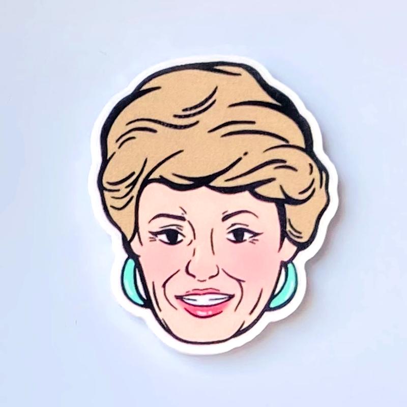 Golden Girls Fridge Magnet Set - Funny Nostalgic Retro Kitchen Decor Gifts