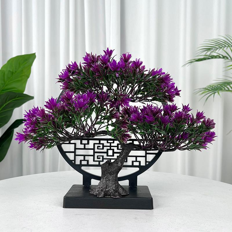 Artificial Plant Ornament, 1 Count Desktop Faux Indoor Plant Decoration, Decorative Plant for Home Living Room Bedroom Dining Room, Home Decor