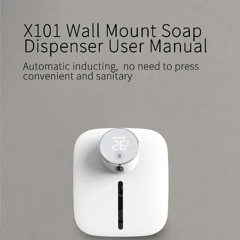 Smart Wall Mounted Automatic Hand Sanitizer, USB Rechargeable Non-contact Hand Sanitizer, Universal Accessories for RV Travel Camping