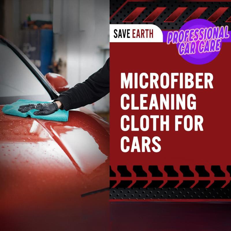 50PK Microfiber Cleaning Cloths, Microfiber Towels for Cars, Premium All-Purpose Car Cloth, Dusting Cloth Cleaning Rags