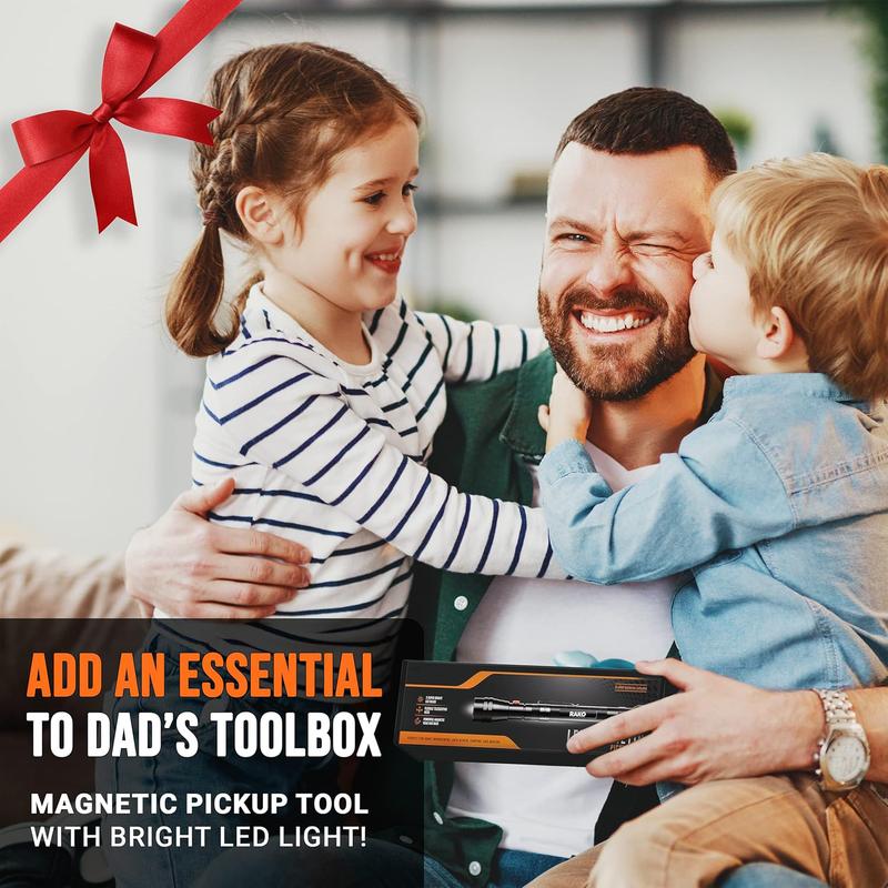 Christmas Stocking Stuffers Gifts for Men, Telescoping Magnetic Pickup Tools, Mens Gifts for Dad, Him, Husband, Grandpa, Boyfriend, Gifts for Men Who Have Everything, Birthday Gifts for Men, Dad Gifts from Daughter, Tools Gadgets for Men