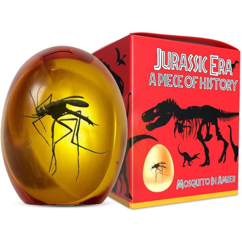 Jurassic Park Mosquito Amber resin paper weight - measures 3 inches high