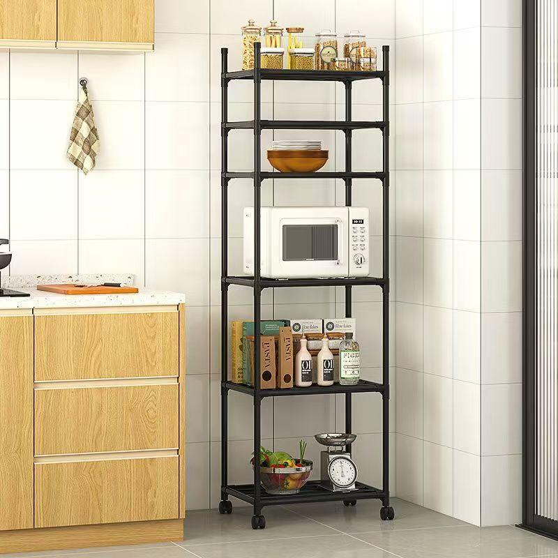 Kitchen Storage Rack, 1 Count Multi-layer Kitchen Storage Rack, Multifunctional Storage Rack for Kitchen, Home Organizer for Kitchen