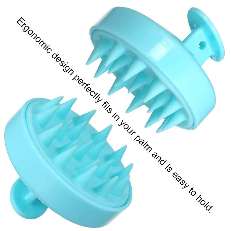 Silicone Scalp Massager Shampoo Brush with Soft Bristles, Scalp Scrubber Hair Brush for Hair Growth & Scalp Care, Head Scalp Massage Brush