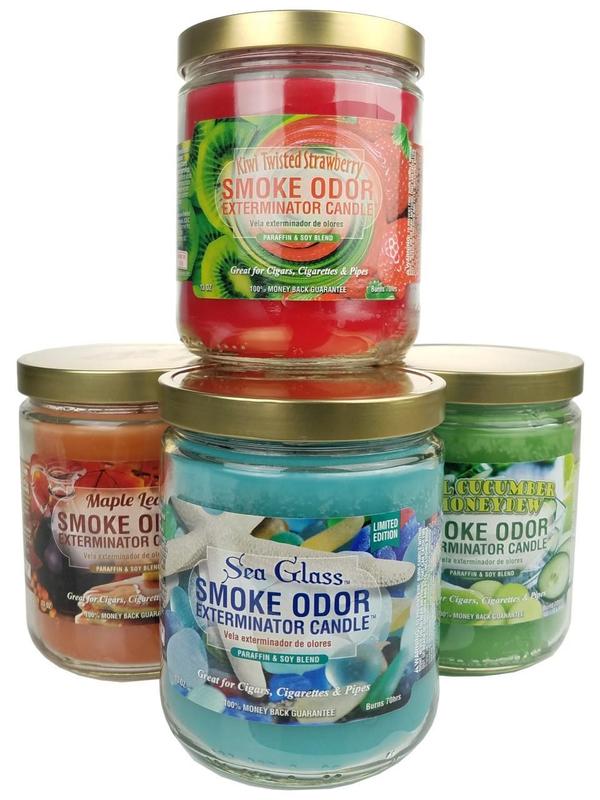 Smoke Odor Exterminator Candle 13oz | Scented Jar Candles Decor Light Freshener Ornaments Perfume