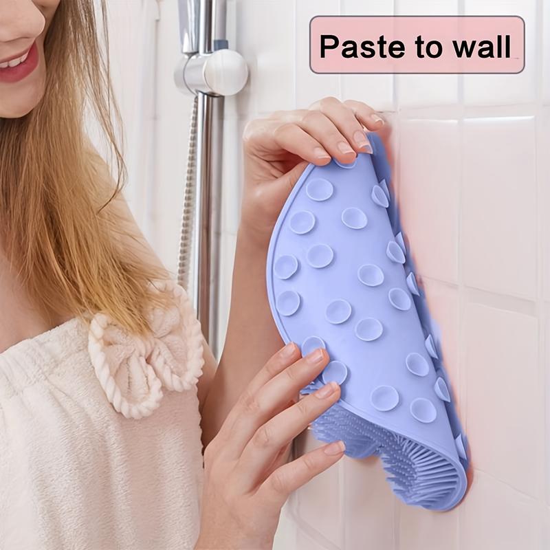 Shower Foot Scrubber Massager with Exfoliation Cushion - Improves Circulation and Cleans Feet - Bathroom Accessories 1pcs