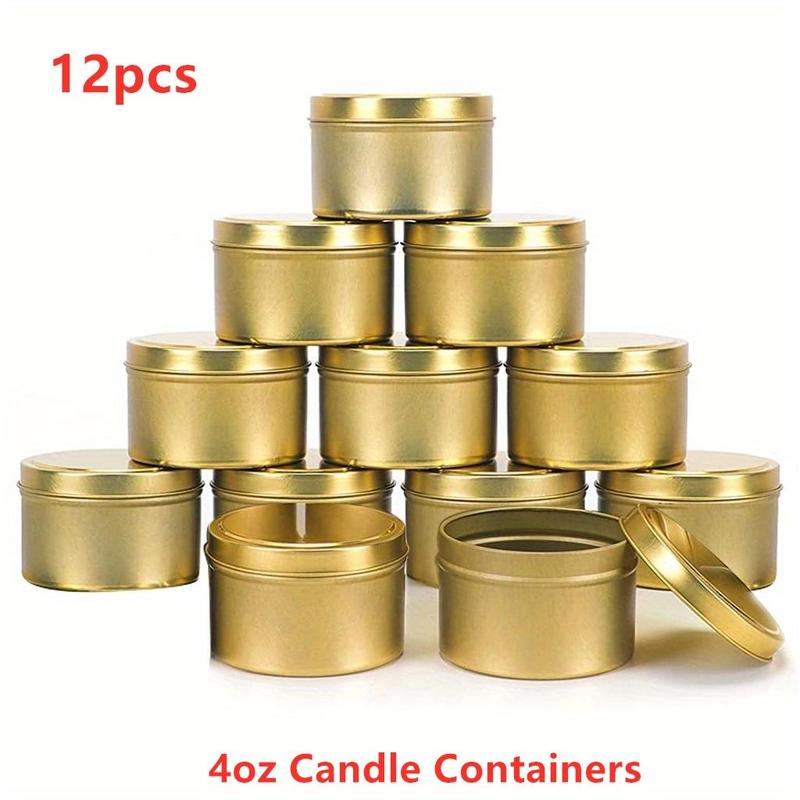 Candle Container, 12pcs set Candle Jar, DIY Candle Making Container, Storage Container for Home Decor, Holiday Gift