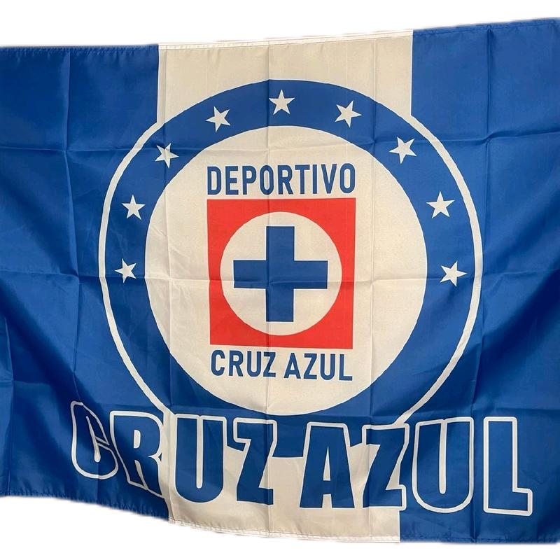 Cruz Azul Soccer Banner - 3x5 Ft, Indoors and Outdoors Soccer Flag la maquina