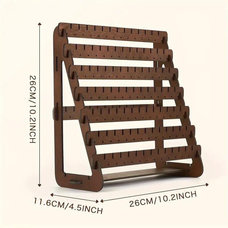 Earring Display Stand, Wooden Earring Display Rack, Large Capacity Earring Storage Rack, Earring Organizer for Home & Jewelry Store