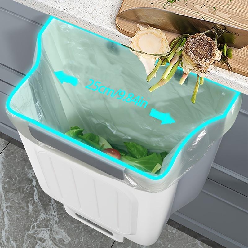 Foldable Trash Can, 1 Count Household Hanging Trash Can, Large Capacity Trash Bin for Kitchen, Bedroom, Living Room, Car, Home Space Saver