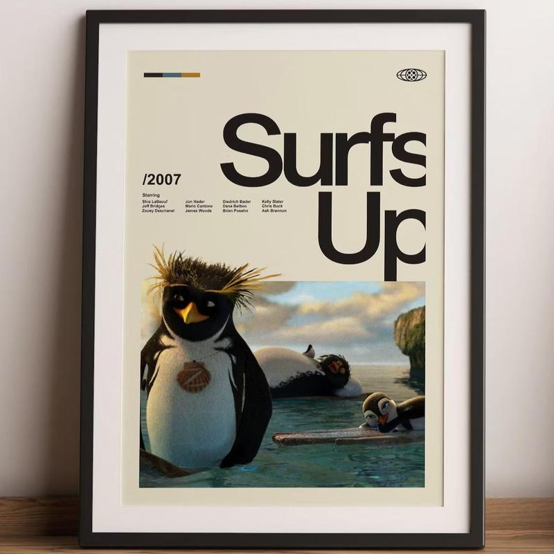 Surfs Up poster - Premium Artwork Film Poster | film poster paint | home decor