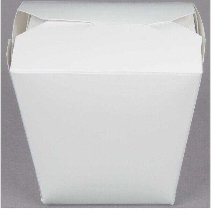 16 oz Takeout Boxes Food Containers White Paperboard Chinese Asian food Box