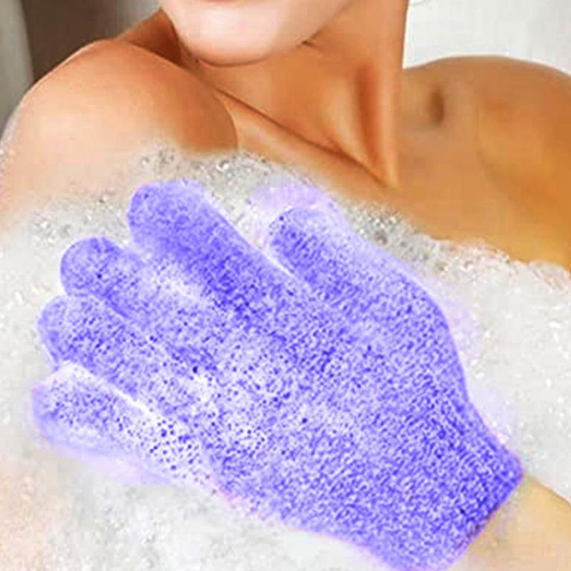 Bath Glove, 10pcs 2 Counts Per Color Soft Exfoliating Glove, Shower Glove for Whole Body, Bathroom Accessories Everything Showers Products, Summer Essentials