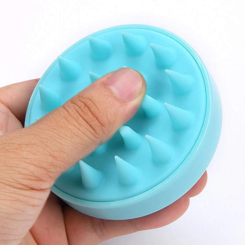 Silicone Scalp Massager Shampoo Brush with Soft Bristles, Scalp Scrubber Hair Brush for Hair Growth & Scalp Care, Head Scalp Massage Brush