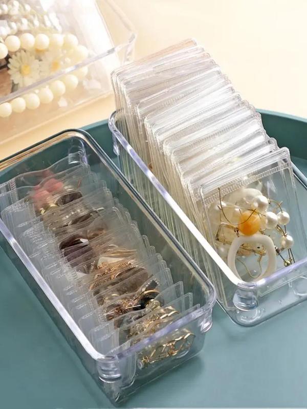 Clear Jewelry Storage Bag Set, Jewelry Protective Bags, Jewelry Organizer, Jewelry Storage Bag for Earrings, Rings, Necklaces, Bracelets