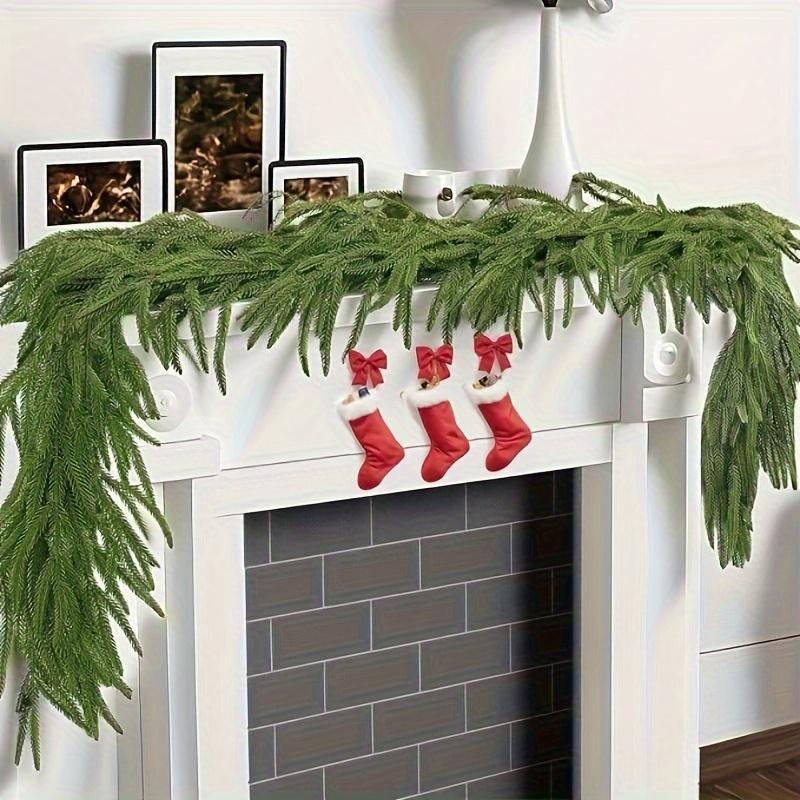 Artificial Norfolk Pine Garland, 1 Count Lifelike Faux Pine Swag with Easy Installation, Decorative Plant for Home Party & Wedding