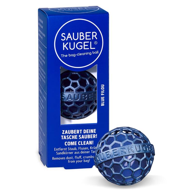 Sauberkugel - The Clean Ball - Keep your Bags Clean - Sticky Inside Ball Picks up Dust, Dirt and Crumbs in your Purse, Bag, Or Backpack Accessories Laundry Plastic