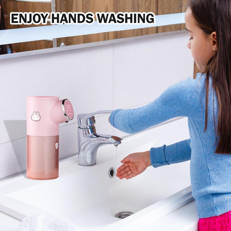 Automatic Soap Dispenser, 1 Count Touchless Auto Liquid Hand Dish Soap Dispenser, Electric Hands Free Soap Dispenser for Bathroom Kitchen