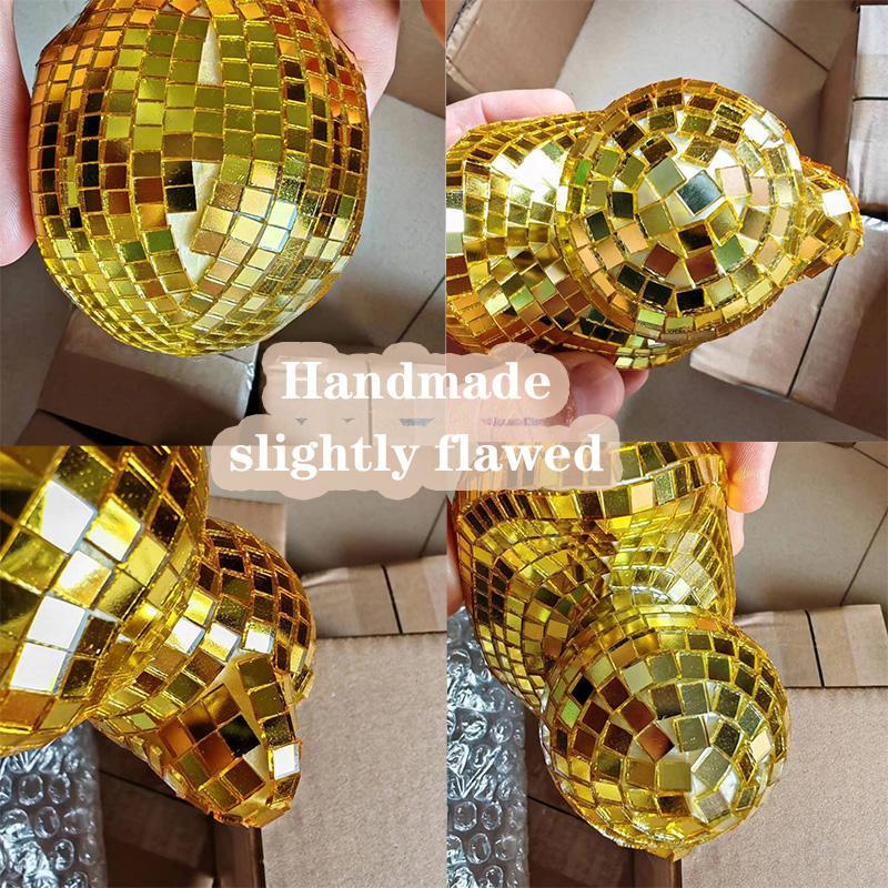 Disco Mirror Duck Shaped Ornament, 1 Count Creative Decorative Figurine, Desktop Decoration for Home Living Room Bedroom Restaurant Cafe