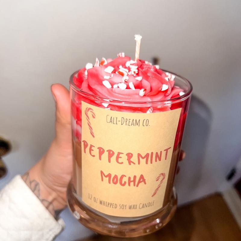 Peppermint Mocha Whipped Candle