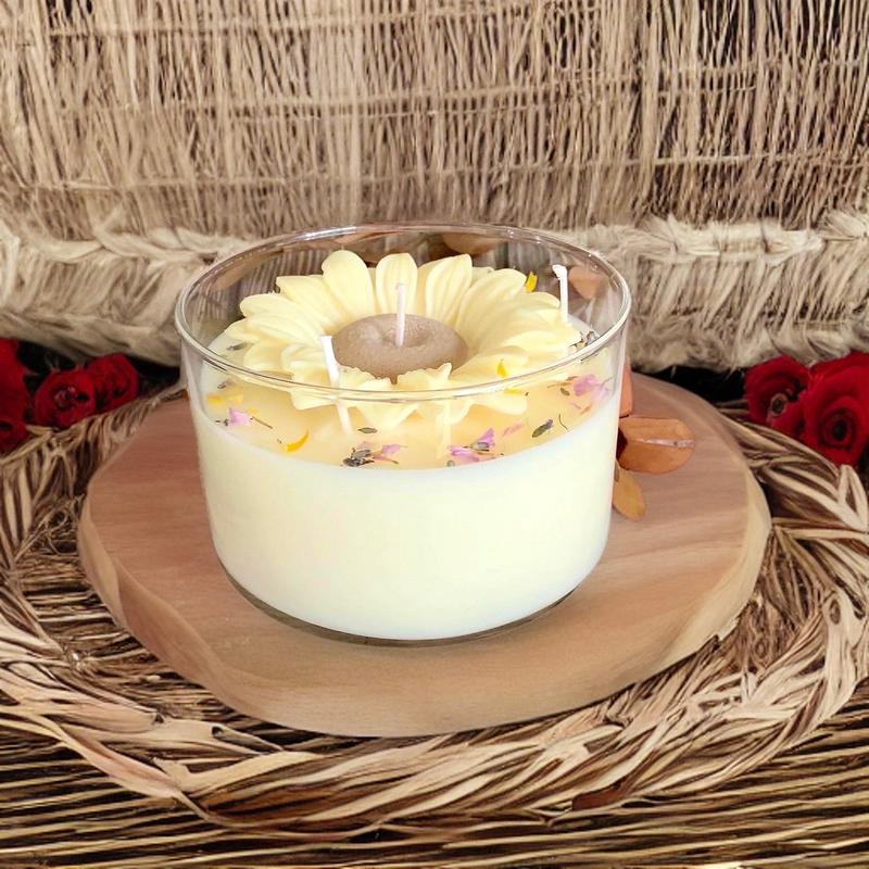 24 oz. Sunflower Candle