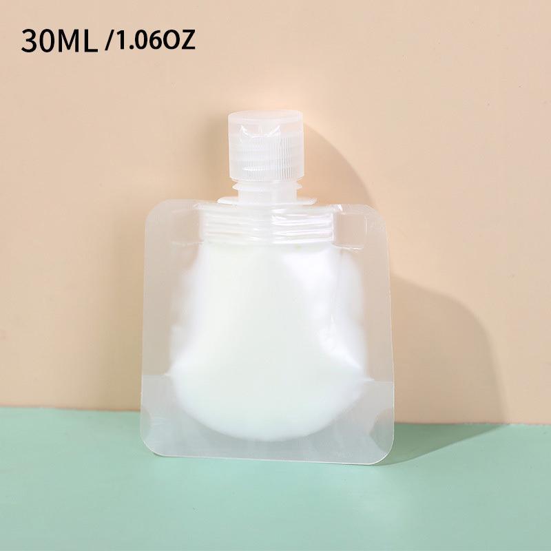 2024 Outdoor Travel Disposable Cosmetic Empty Bottle, 10pcs Portable Lotion Shampoo Conditioner Dispenser Bag, Mini Transparent Skin Care Container for Outdoor, 2024 Storage Organizer