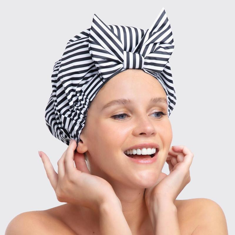 Luxury Shower Cap - Stripe